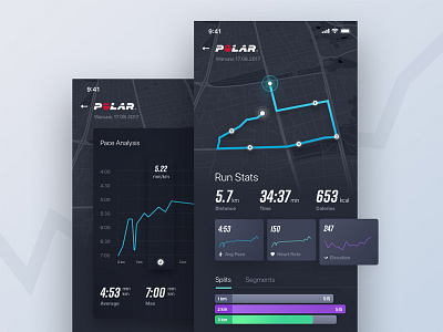 Polar Flow Redesign Concept 🏃‍♀️🏃‍♂️