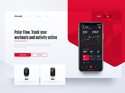 Polar Flow Marketing Website