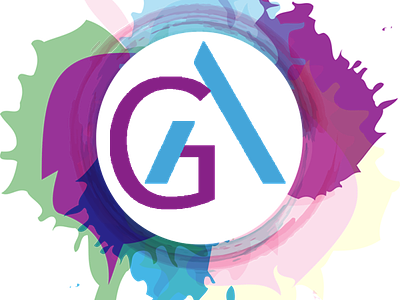 AG colors cuts font graphics illustrator logo logo design logotype photoshop