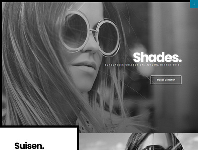 Shades Landing Page design landing page landing page concept landing page design landing pages wordpress wordpress theme