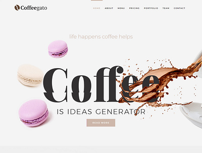 coffeeservice Landing Page design landing page landing page concept landing page design landing pages wordpress wordpress theme