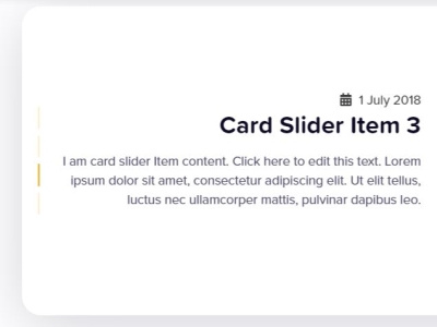 Card Slider