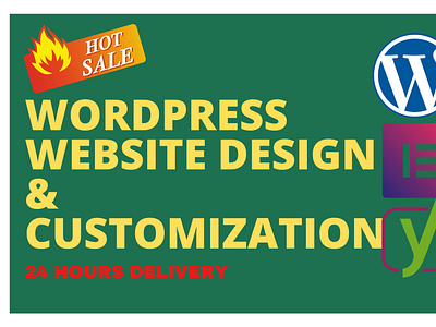 50% OFF build and design responsive fast loading wordpress websi