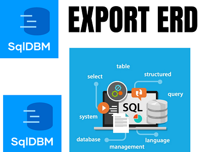 Export ERD From SqlDBM export data model sql