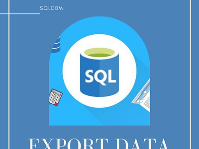 Export Data Model - SqlDBM database sql