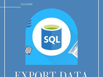 Export Data Model - SqlDBM