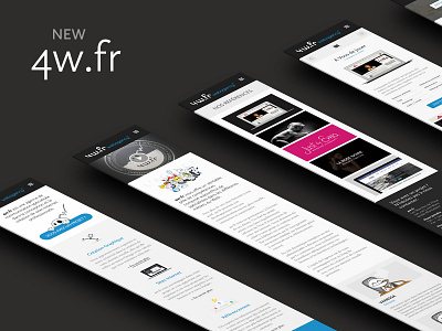 4w.fr Mobile agency french mobile perspective responsive webdesign