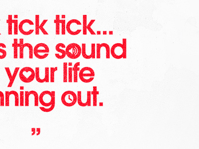 Tick Tick blood clock dexter grunge heart icons red sound tee tick typography