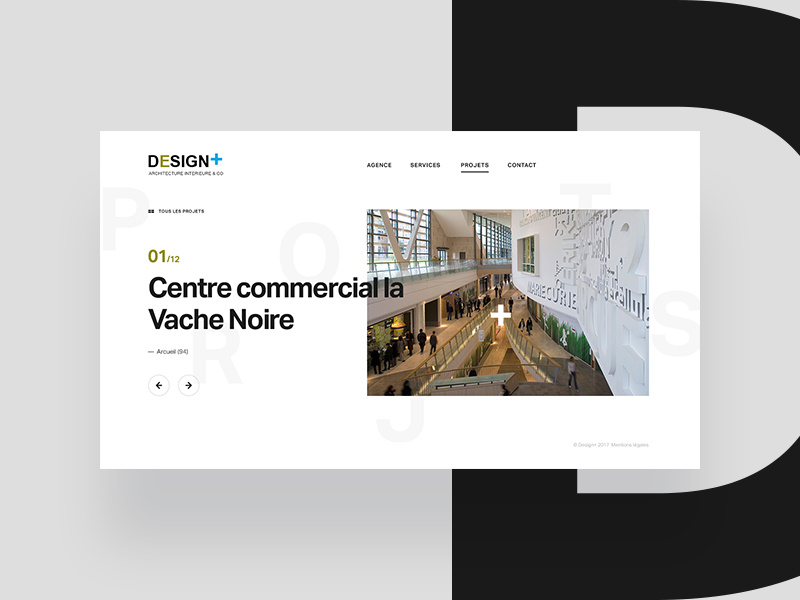 Design+ typography big type grotesk black white minimal website webdesign design achitecture architect
