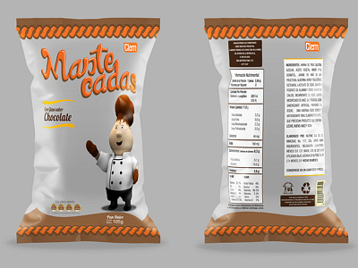 Mantecadas characterdesign estmont illustration oscar packaging typography