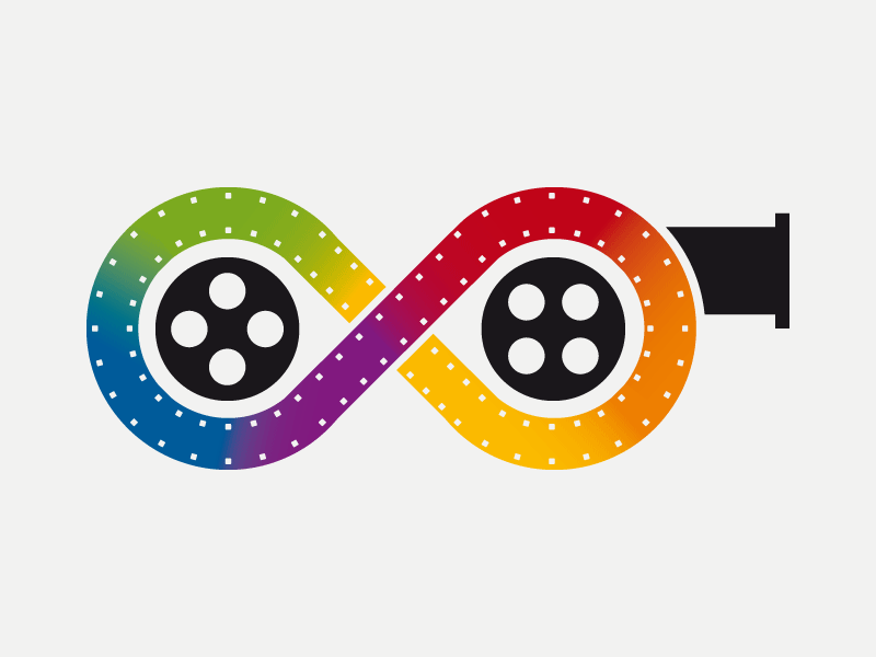 Film cinematographic color estmont film graphicdesign icondesign identity oscar rainbows