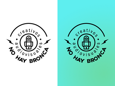 Identity “NO HAY BRONCA" (VERSION B) black design estmont flat icon identity illustration logo monogram oscar