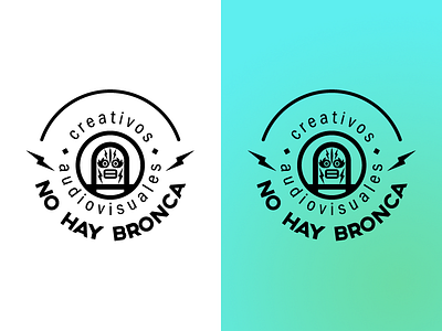 Identity “NO HAY BRONCA” (VERSION A) black design estmont flat icon identity illustration logo monogram oscar