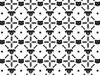 Dog & Cat pattern