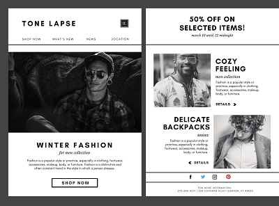 men fashion email newsletter email design email marketing email newsletter email template men fashion men fashion email newsletter