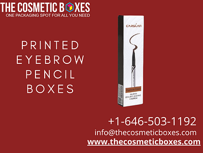 printed Eyebrow Pencil Boxes custom boxes custom printed boxes packaging boxes