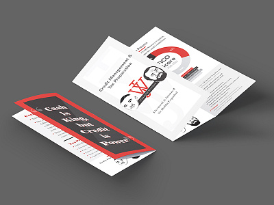 Wj Financial Brochure branding brochure design freelance graphic design logo mockup