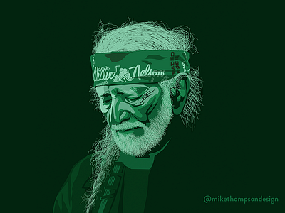 Willie Nelson Illustration