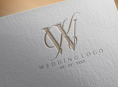 Wedding logo illustration logo logo design wedding