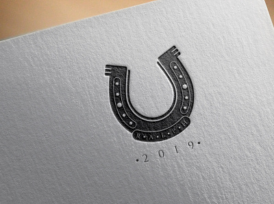 Ralph logo design horseshoe illustration logo