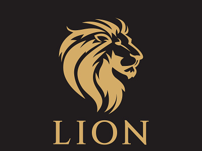 Lion Logo beast brand crown defense football forest icon lion lion head lion king lion logo vector