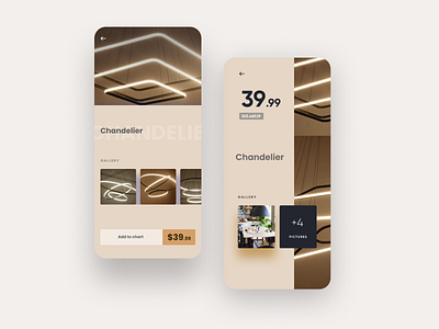 Chandelier Shop UI Design app design illustration minimal mobile mobile app mobile app design popular design ui ui ux ui design uidesign uiux