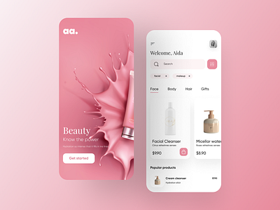 Beauty App - UI Design