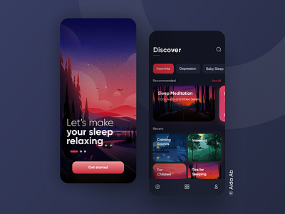 Meditation App UI Design