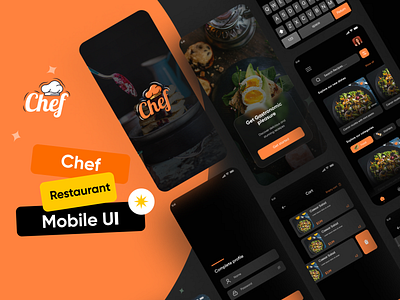 Chef Restaurant Mobile UI