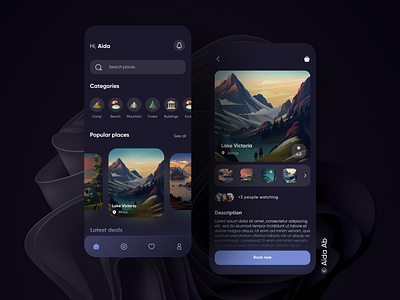 Travel App UI Design