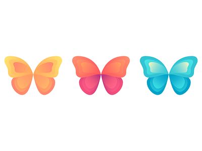 Butterfly Colors butterflies butterfly color colors illustrator minimal simple