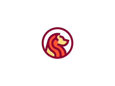 Lion Emblem lion lion head logo minimal vector