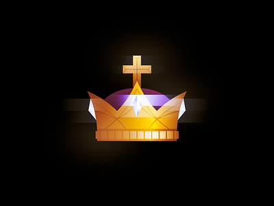 Crown crown illustration king shiny vector