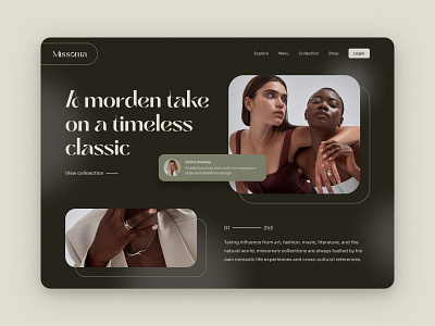 Missoma - Jewelry Store banner branding concept creative dailyui design ecommerce fashion interface jewelary landing page mobile online store ui uiux ux web webdesign website