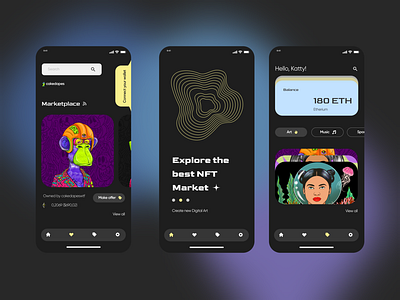 NFT Marketplace App Concept