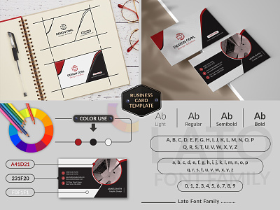 creative, luxury, minimal, modern business card design