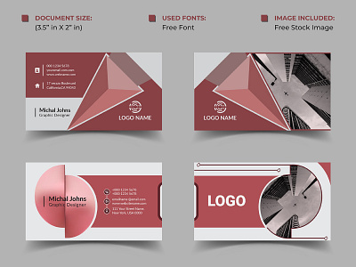 Creative and Modern Business Card Template Design