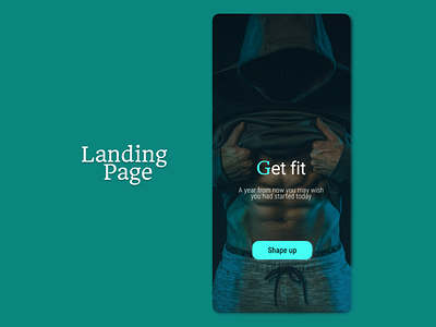 DailyUI 003- Landing Page