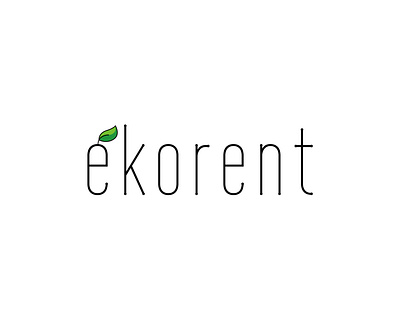 EKORENT amazing best logo corporate eco ecommerce ecommerce app ecommerce shop fashion fashion brand flat font food illustration logo minimalist minimalist logo quotes signature typogaphy wordmark