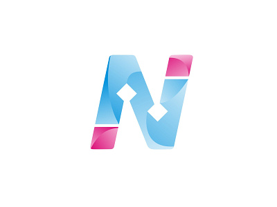 n letter logo