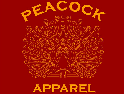 peacock apparel branding design illustration line line art lineart lines linework logo simple simple design simple illustration simple logo simplicity simplistic site