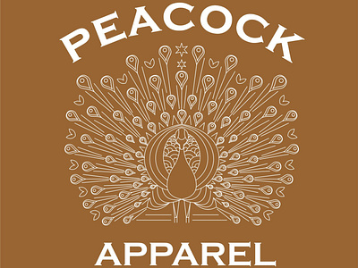 peacock brown