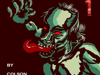Zombie illustration novel book cover
