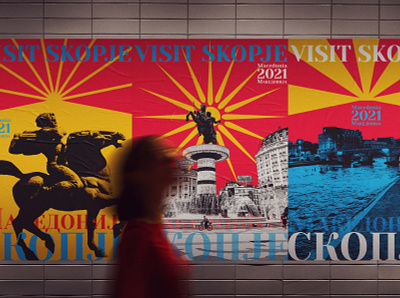 Visit Skopje 2021 Poster Design graphic design macedonia poster poster design skopje