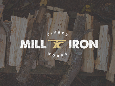 Mill Iron aharmon identity logo mark tmbr