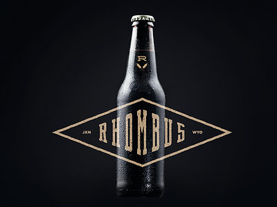 Rhombus IPA aharmon beer brewery brewing distressed hipster retro rhombus roadhouse tmbr vintage