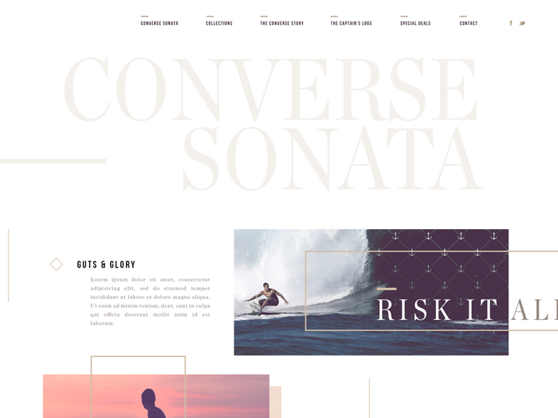 Converse 2015 aharmon tmbr webdesign converse sonata surf beach ocean lifestyle sports