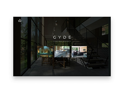GYDE // Gilday Yehia Design after effects architecture classical elegant minimal motion sophisitcated web design webdesign
