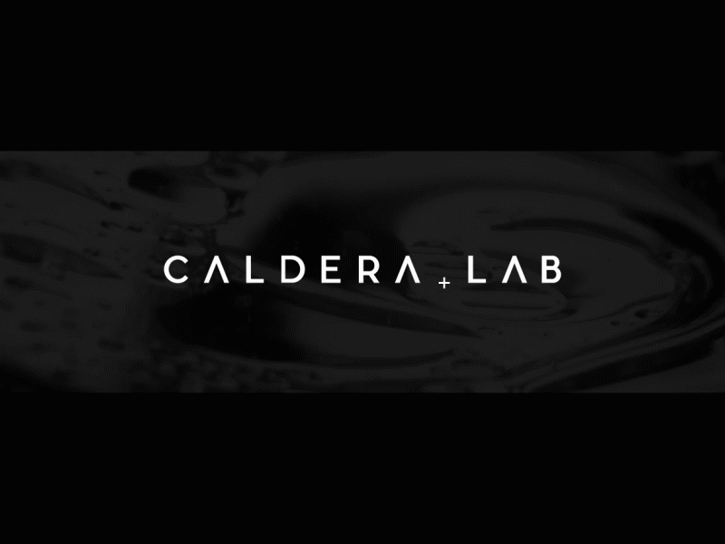 Caldera + Lab Wordmark natural organic men product oil cosmetic fashion elegant sophisticated minimal lab caldera aharmon