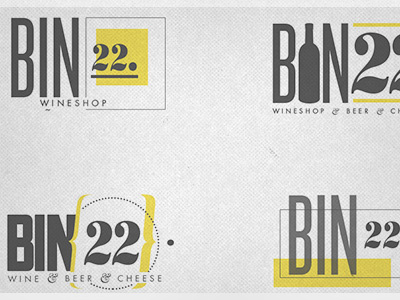 BIN 22 aharmon aharmon design group bin 22 branding identity logo